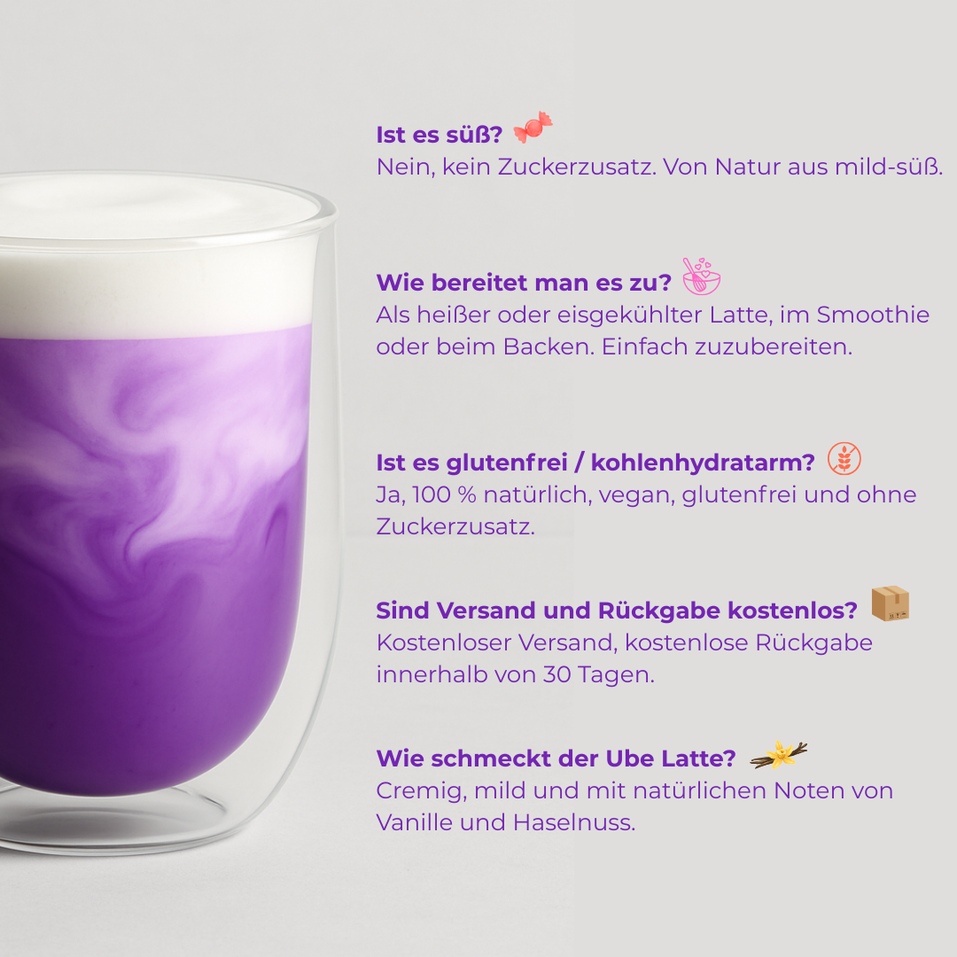 Pure Ube Latte